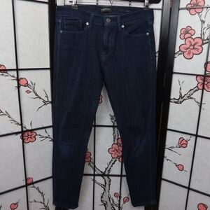 Banana Republic Premium Denim Dark Blue Denim Skinny Jeans 27
